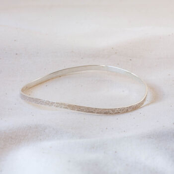 Thin Hammered Stacking Bracelet, 5 of 7