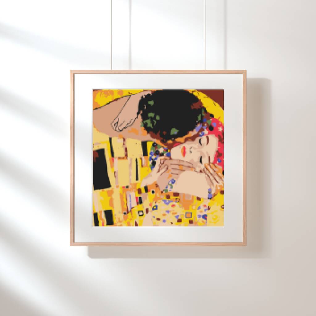 The Kiss Mini Masterpiece Kit Paint By Numbers, 1 of 1