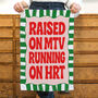 Funny Hrt Slogan Tea Towel, thumbnail 1 of 2