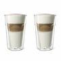 Double Walled Glass Traditional Style Coffee Cup Sets, thumbnail 4 of 5