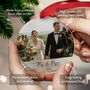 First Christmas Married 2025 Photo Ornament Mr And Mrs, thumbnail 3 of 8