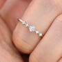 Sterling Silver Cz Ring, thumbnail 2 of 12