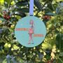 Christmas Showgirl Taylor Swift Inspired Christmas Decoration, thumbnail 1 of 3