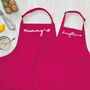 Mummy And Daughter Heart Apron Set, thumbnail 3 of 8