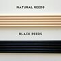 Matt Coffee Brown Diffuser Bottle And Reed Set, thumbnail 8 of 9