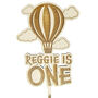 Personalised Wooden Hot Air Balloon Cake Topper, thumbnail 5 of 5
