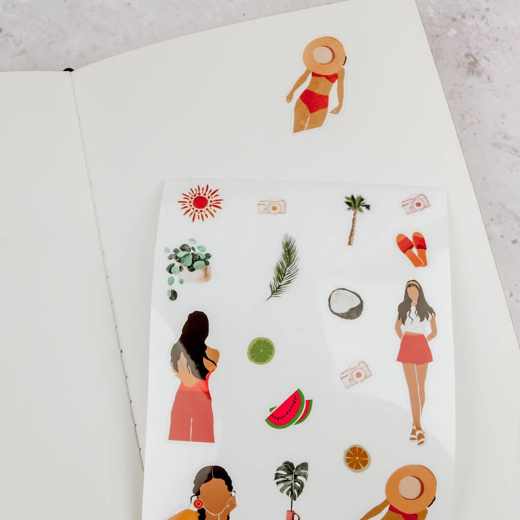 minimalist decorative stickers for planners journals by faye co papier