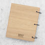 Personalised Wooden Recipe Book For Bakers, thumbnail 4 of 6