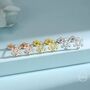 Sterling Silver Tiny Snowflake Stud Earrings, thumbnail 5 of 12