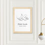 Personalised Line Art Sleeping Baby Print, thumbnail 10 of 12