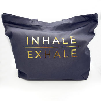 'Inhale/Exhale' Tote Bag, 2 of 2