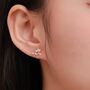 Hydrangea Blossom Cluster Stud Earrings, thumbnail 6 of 12