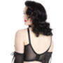 Retro Satin Non Wired Long Line Bra Bride Gift, thumbnail 9 of 12