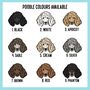 Poodle Face Stickers, thumbnail 5 of 6