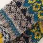 Fair Isle Handmade Wool Socks, thumbnail 8 of 8