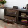 Shipton Industrial Wood And Perforated Steel Sideboard, thumbnail 6 of 8