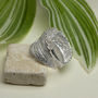 Sterling Silver Leaf Furl Ring, thumbnail 2 of 5