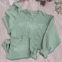 Personalised 'Mummy' And 'Mini' Matching Embroidered Family Sweatshirts, thumbnail 1 of 10