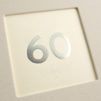 Hand Foiled 60th Birthday Photo Album, 2 of 11