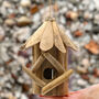 Handmade Wooden Bird House And Garden Nesting Box, thumbnail 3 of 12