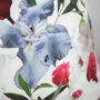Crabapple And Iris Garden Cushion Cover Pink, thumbnail 6 of 7
