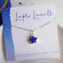 Lapis Lazuli Star Necklace, thumbnail 2 of 11