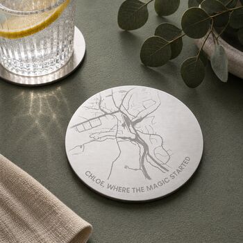 Personalised Map Location Coaster, 2 of 4