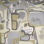 Cubist Jigsaw Wallpaper Soft Olive / Grey, thumbnail 4 of 6