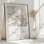 Our Special Place Ordnance Survey Landranger Personalised Map Print Anniversary Gift, thumbnail 7 of 12