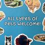 Personalised Waterproof Pet Portrait Face Stickers, thumbnail 11 of 12