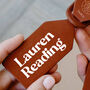 Personalised Name And Star Sign Leather Luggage Tags, thumbnail 3 of 7