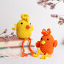 Mini Hugo Chick Duo Easy Crochet Kit, thumbnail 1 of 10