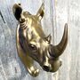 Bronze Rhino Hook Lo105, thumbnail 4 of 5