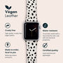 Dalmatian Vegan Leather Apple Watch Band, thumbnail 2 of 6