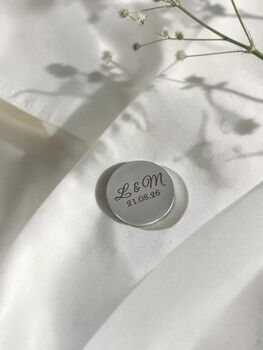 Personalised Stainless Steel Wedding Day Coins, 3 of 4