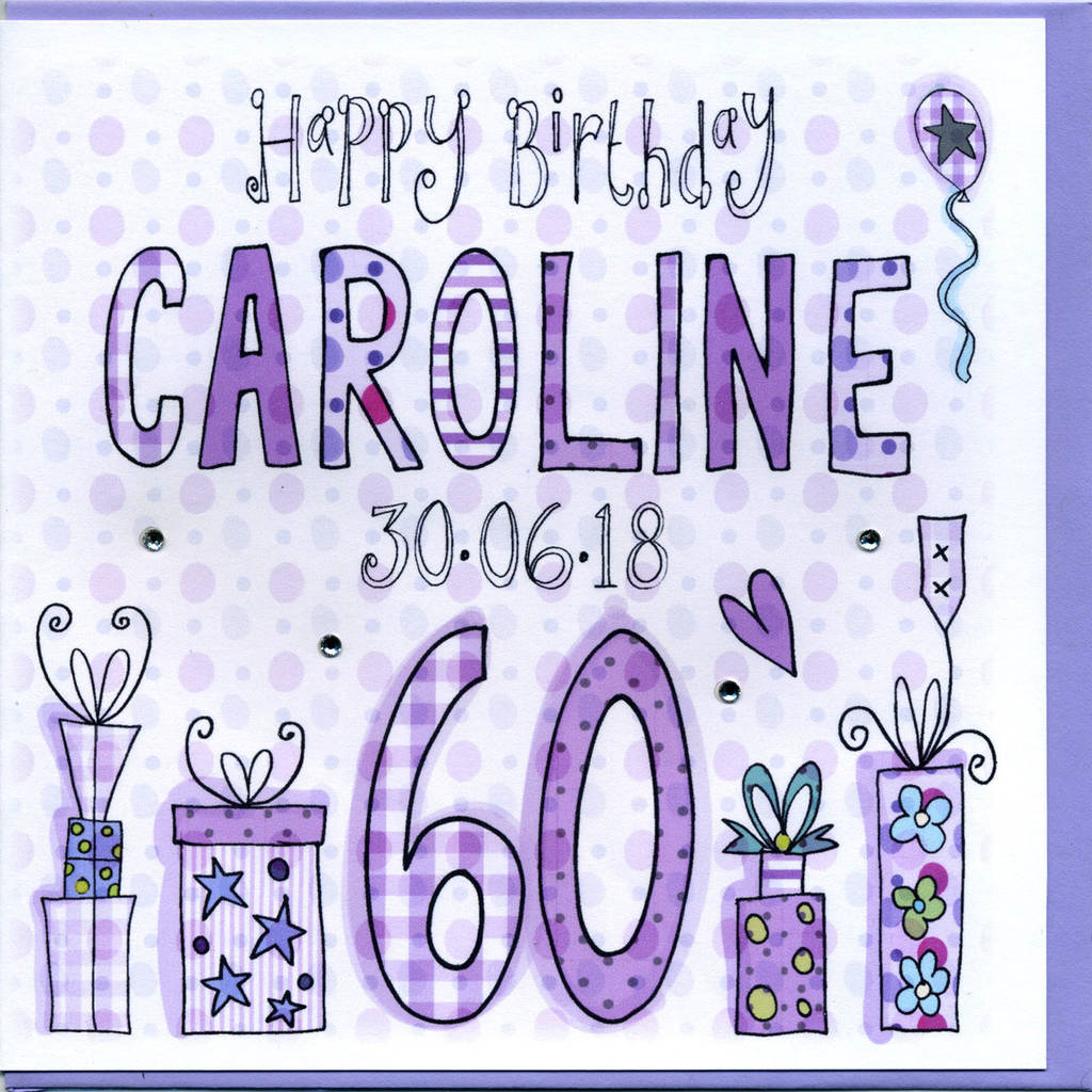 60th Birthday Card, 1 of 2