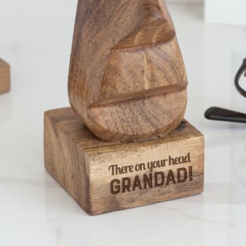 Personalised Wooden Specs Holder, 4 of 5