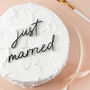 Just Married Cake Charm Set, thumbnail 1 of 4