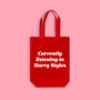 Customised Tote Bag Currently Listening To, thumbnail 1 of 4