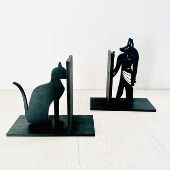 Ancient Egypt Bastet And Anubis Bookends, 3 of 3