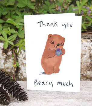 Thank You Card Thank You Bear Card, 2 of 2