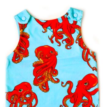 Children's Octopus Romper, 3 of 4