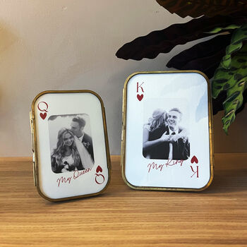 Personalised Playing Card King Or Queen Photo Frame, 2 of 6