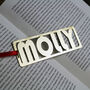 Personalised Gold Bookmark, thumbnail 2 of 4