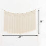 Wall Hanging Macrame Cotton Tapestry Banner, thumbnail 2 of 4