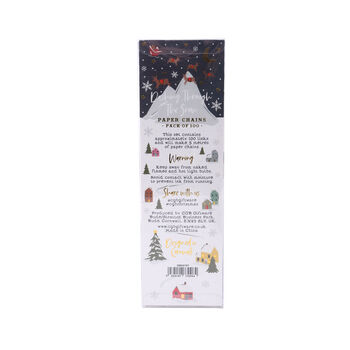Pack Of 100 Snowy Town Paper Chains, 3 of 4