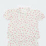 Girls English Rose Pink Floral Summer Cotton Pyjama Set, thumbnail 5 of 8