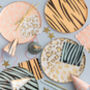 Neon And Gold Foil Animal Print Party Hats, thumbnail 3 of 3
