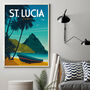 St Lucia Art Print, thumbnail 4 of 4