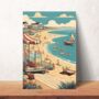 Retro Seaside Set Of Three Posters, thumbnail 3 of 6